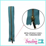 ZIP - GOLD METAL ZIP (002)